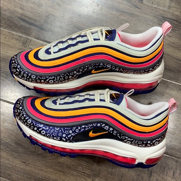 NIKE AIR MAX 97 GS regency purple/laser orange - Picture 13 of 16